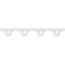 Ekena Millwork Freeport Architectural Grade PVC Running Trim, 6"H x 5/8"P x 48"L RUNP06X0625X48FRP - alternate 6